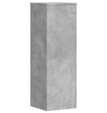VidaXL Plantenstandaard 33x33x100 cm bewerkt hout betongrijs