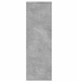 VidaXL Plantenstandaard 33x33x100 cm bewerkt hout betongrijs