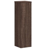 VidaXL Plantenstandaards 2 st 17x17x60 cm bewerkt hout bruin eiken