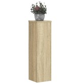 VidaXL Plantenstandaards 2 st 17x17x60 cm bewerkt hout sonoma eiken