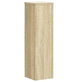 VidaXL Plantenstandaards 2 st 17x17x60 cm bewerkt hout sonoma eiken