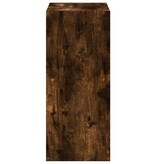 VidaXL Boekenkast 68,5x32x75 cm bewerkt hout gerookt eikenkleurig