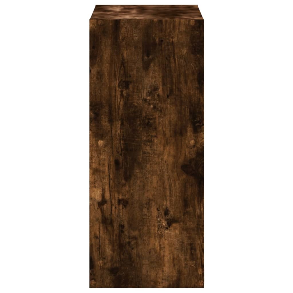 VidaXL Boekenkast 68,5x32x75 cm bewerkt hout gerookt eikenkleurig