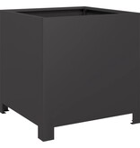VidaXL Plantenbakken 2 st 40x40x40 cm staal zwart