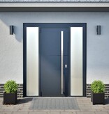 VidaXL Plantenbakken 2 st 30x30x30 cm staal zwart