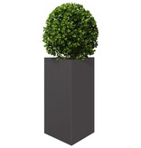 VidaXL Plantenbakken 2 st driehoek 50x43x75 cm staal zwart