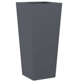 VidaXL Plantenbak 35x35x75 cm staal antracietkleurig