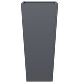 VidaXL Plantenbak 35x35x75 cm staal antracietkleurig