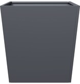 VidaXL Plantenbak 50x50x50 cm staal antracietkleurig