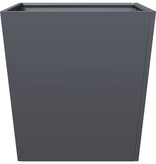 VidaXL Plantenbak 50x50x50 cm staal antracietkleurig