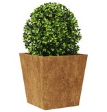 VidaXL Plantenbakken 2 st 40x40x40 cm weervast staal