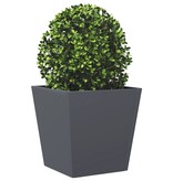 VidaXL Plantenbakken 2 st 40x40x40 cm staal antracietkleurig