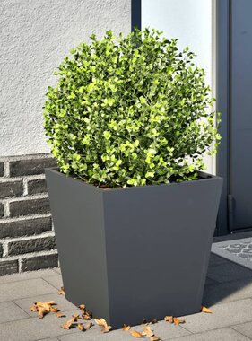 VidaXL Plantenbak 40x40x40 cm staal antracietkleurig