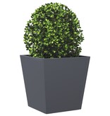 VidaXL Plantenbak 40x40x40 cm staal antracietkleurig