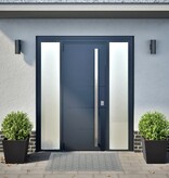 VidaXL Plantenbakken 2 st 40x40x40 cm staal zwart