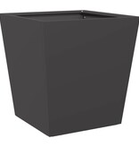 VidaXL Plantenbakken 2 st 40x40x40 cm staal zwart