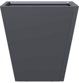 VidaXL Plantenbak 30x30x30 cm staal antracietkleurig