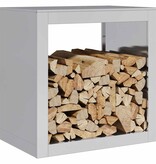 VidaXL Haardhoutrek 60x40x60 cm gegalvaniseerd staal