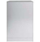 VidaXL Haardhoutrek 60x40x60 cm gegalvaniseerd staal