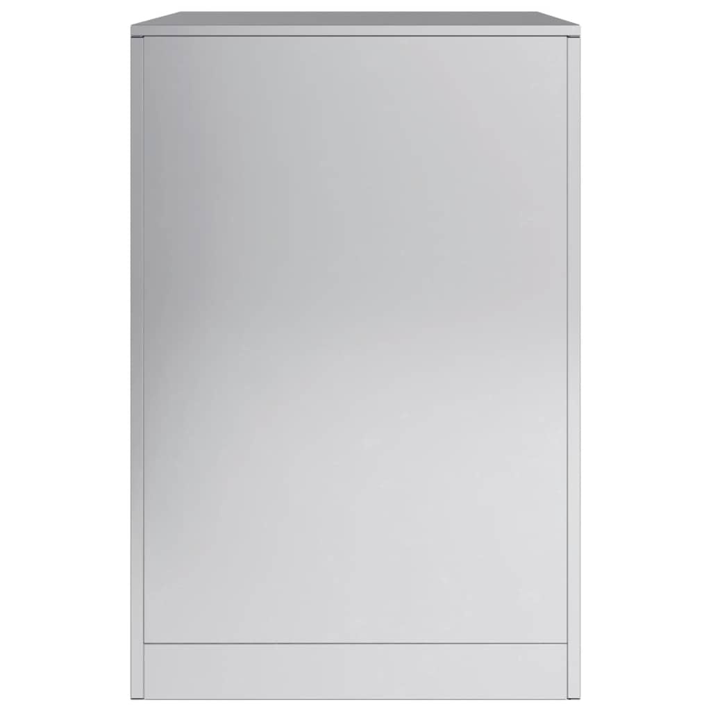 VidaXL Haardhoutrek 60x40x60 cm gegalvaniseerd staal