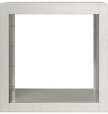 VidaXL Haardhoutrek 60x40x60 cm roestvrij staal