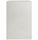 VidaXL Haardhoutrek 60x40x60 cm roestvrij staal