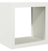 VidaXL Haardhoutrek 60x40x60 cm staal wit