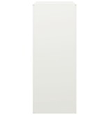 VidaXL Haardhoutrek 60x40x100 cm staal wit