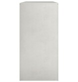 VidaXL Haardhoutrek 100x40x80 cm roestvrij staal