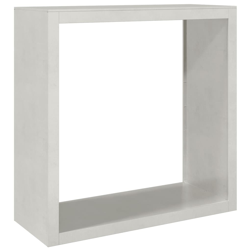 VidaXL Haardhoutrek 100x40x100 cm roestvrij staal