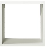 VidaXL Haardhoutrek 100x40x100 cm staal wit