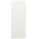 VidaXL Haardhoutrek 100x40x100 cm staal wit