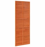 VidaXL Schuifdeur 80x208 cm massief grenenhout wasbruin