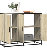 VidaXL Dressoir 94x35x76 cm bewerkt hout sonoma eikenkleurig