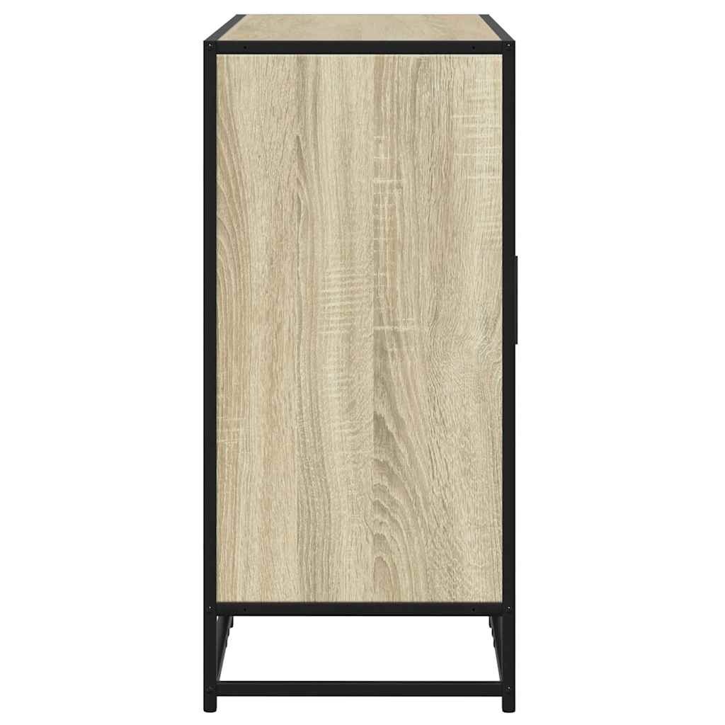 VidaXL Dressoir 94x35x76 cm bewerkt hout sonoma eikenkleurig