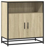 VidaXL Dressoir 68x35x76 cm bewerkt hout sonoma eikenkleurig