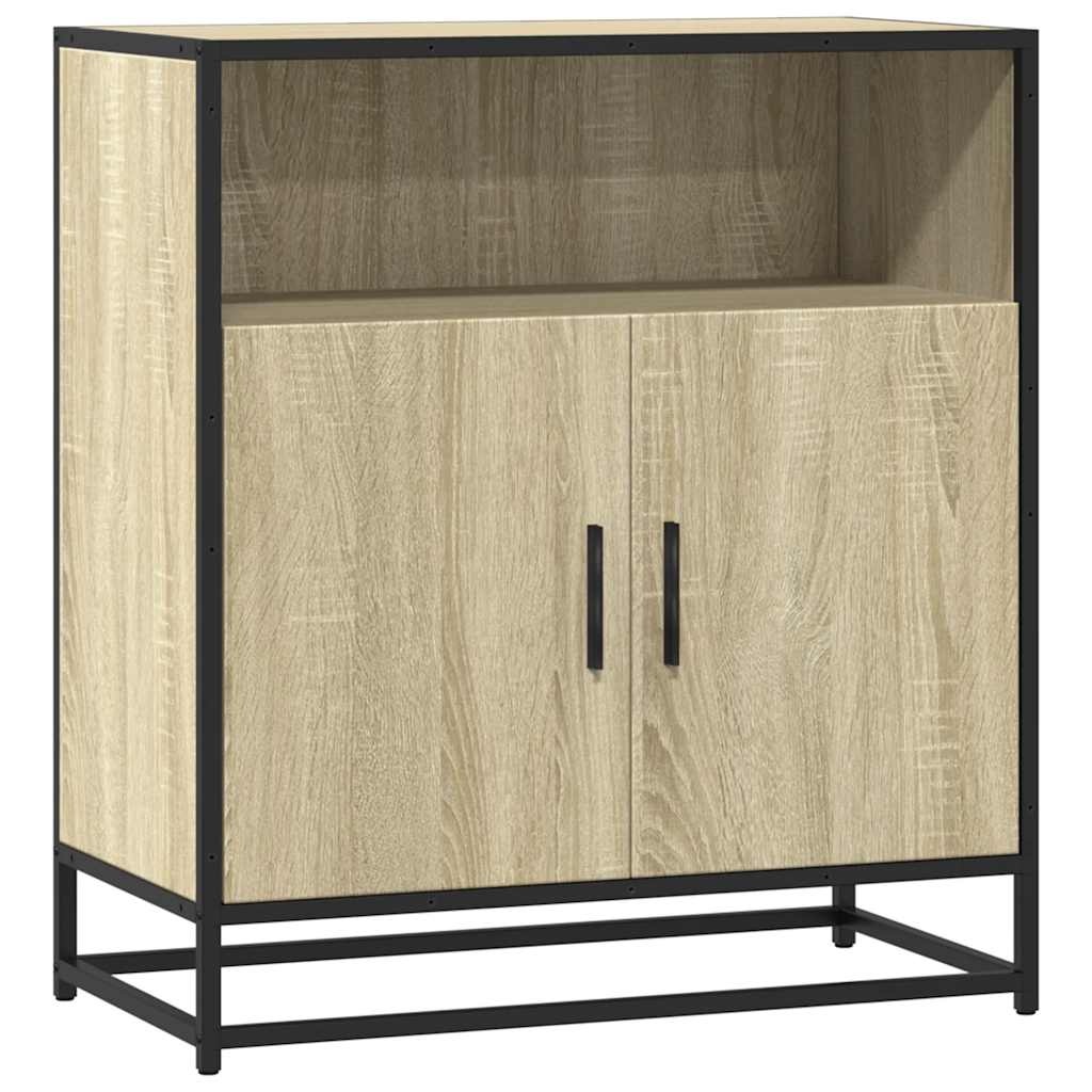 VidaXL Dressoir 68x35x76 cm bewerkt hout sonoma eikenkleurig
