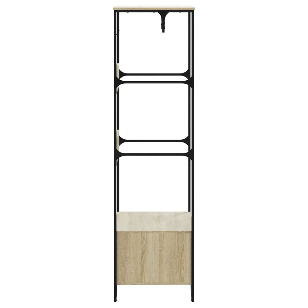 VidaXL Kledingkast 90x50x180 cm bewerkt hout sonoma eikenkleurig