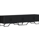 VidaXL Tv-meubel 180x34x41 cm bewerkt hout zwart