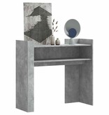 VidaXL Wandtafel 100x35x90 cm bewerkt hout betongrijs