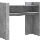 VidaXL Wandtafel 100x35x90 cm bewerkt hout betongrijs