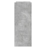VidaXL Wandtafel 100x35x90 cm bewerkt hout betongrijs