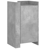 VidaXL Dressoir 45x35x75 cm bewerkt hout betongrijs