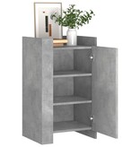 VidaXL Dressoir 45x35x75 cm bewerkt hout betongrijs