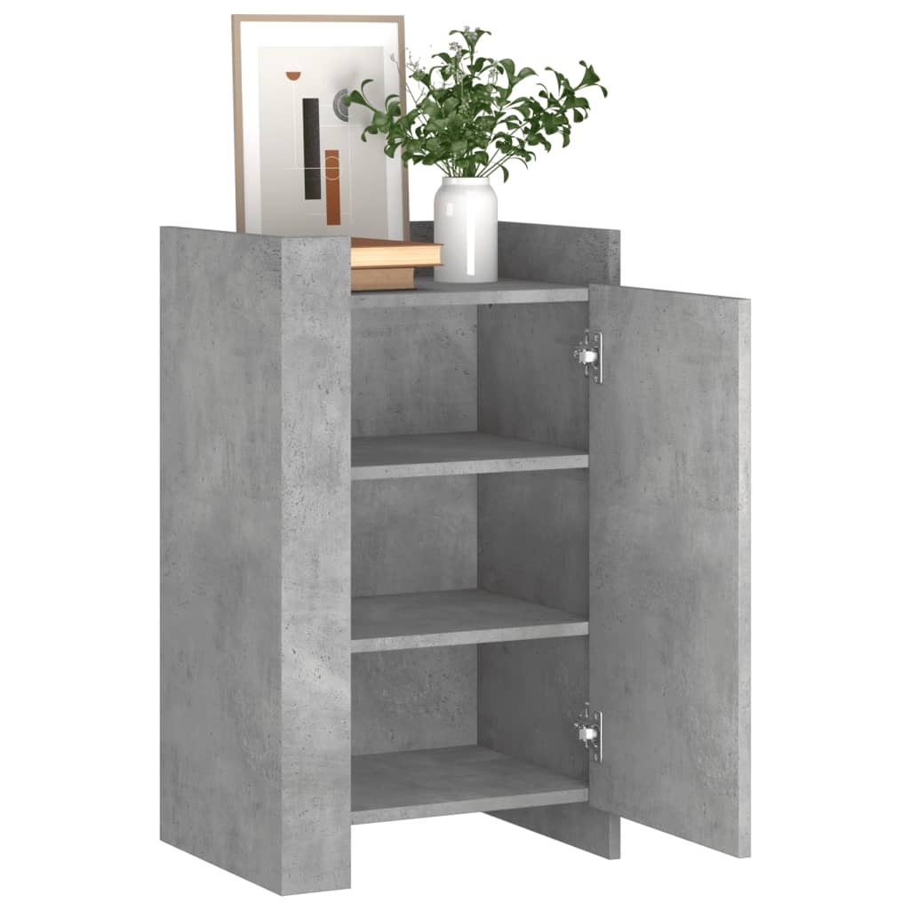 VidaXL Dressoir 45x35x75 cm bewerkt hout betongrijs