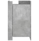 VidaXL Dressoir 45x35x75 cm bewerkt hout betongrijs