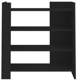 VidaXL Dressoir 73,5x35x75 cm bewerkt hout zwart