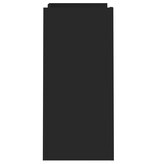 VidaXL Dressoir 73,5x35x75 cm bewerkt hout zwart