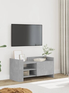 VidaXL Tv-meubel 80x35x40 cm bewerkt hout betongrijs