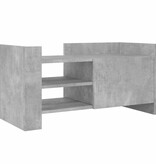 VidaXL Tv-meubel 80x35x40 cm bewerkt hout betongrijs